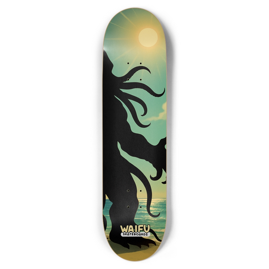 Cthulu Beach Blackout Deck - 8.5"